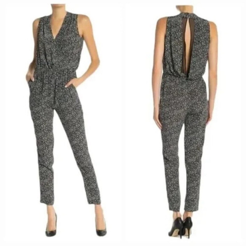 Rebecca Taylor Briar Print  Jumpsuit Size 0‎